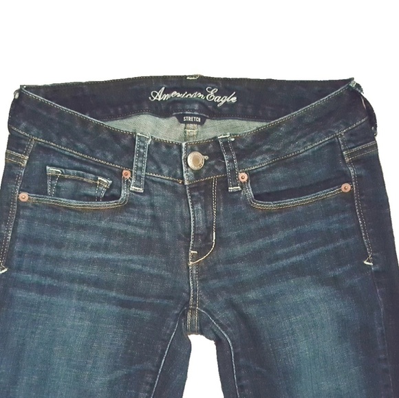 American Eagle Outfitters Dark Blue Boot Cut Jeans - Picture 4 of 4